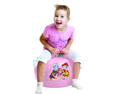 Lexibook Nafukovacia skákacia lopta 45 cm ružová Paw patrol