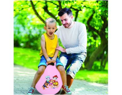 Lexibook Nafukovacia skákacia lopta 45 cm ružová Paw patrol