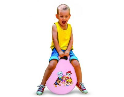 Lexibook Nafukovacia skákacia lopta 45 cm ružová Paw patrol