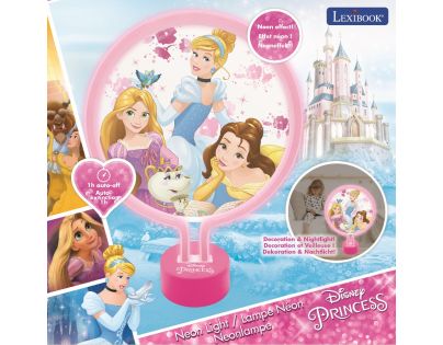 Lexibook Neónové dekoratívne svetlo Disney princeznej