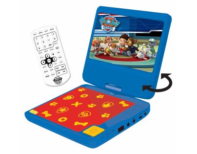 Lexibook Prenosný DVD prehrávač 7 palcov Labková Patrola