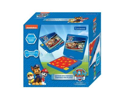 Lexibook Prenosný DVD prehrávač 7 palcov Labková Patrola