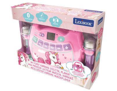 Lexibook Reproduktor karaoke jednorožec s 2 mikrofónmi