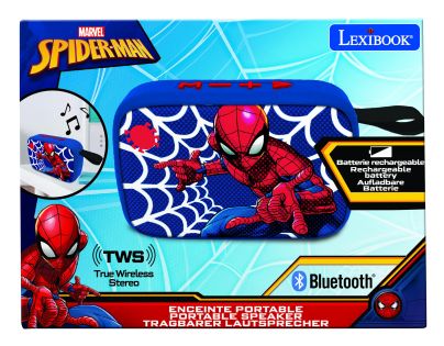Lexibook Reproduktor Spiderman s látkovým povrchom
