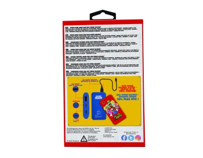 Lexibook Rýchlonabíjacia power banka Super Mario 10 000 mAh