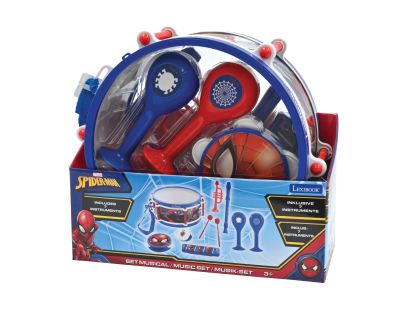 Lexibook Sada 7 hudobných nástrojov Spiderman