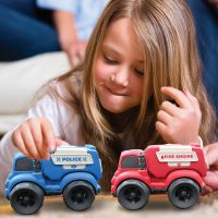 Lexibook Sada policajného a hasičského auta z bioplastu 10 cm 2