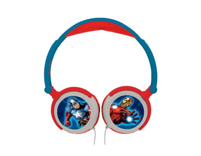 Lexibook Skladacie drôtové slúchadlá Avengers s limitom hlasitosti