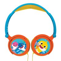 Lexibook Skladacie drôtové slúchadlá Baby Shark s limitom hlasitosti 3