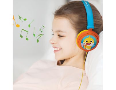 Lexibook Skladacie drôtové slúchadlá Baby Shark s limitom hlasitosti