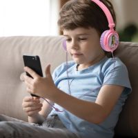 Lexibook Skladacie drôtové slúchadlá Barbie s limitom hlasitosti 5