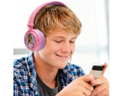 Lexibook Skladacie drôtové slúchadlá Barbie s limitom hlasitosti