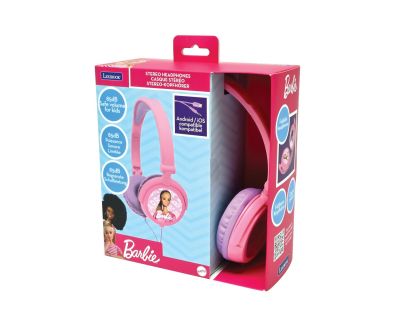 Lexibook Skladacie drôtové slúchadlá Barbie s limitom hlasitosti
