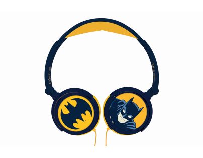 Lexibook Skladacie drôtové slúchadlá Batman s limitom hlasitosti