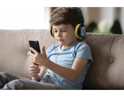 Lexibook Skladacie drôtové slúchadlá Batman s limitom hlasitosti