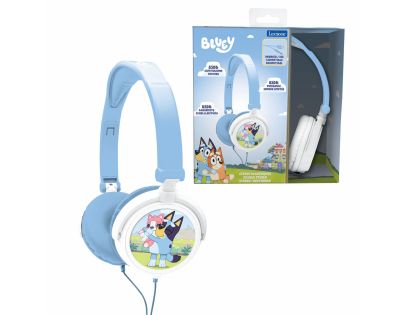 Lexibook skládací drátová sluchátka Bluey s limitem hlasitosti