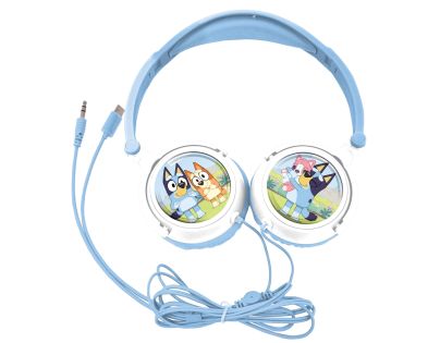 Lexibook skládací drátová sluchátka Bluey s limitem hlasitosti