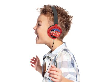 Lexibook Skladacie drôtové slúchadlá Disney Cars s limitom hlasitosti