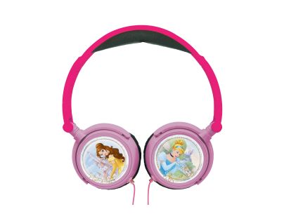 Lexibook Skladacie drôtové slúchadlá Disney princezné s limitom hlasitosti