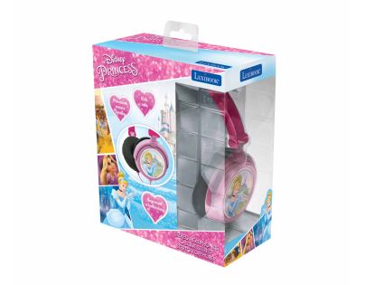 Lexibook Skladacie drôtové slúchadlá Disney princezné s limitom hlasitosti