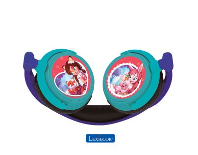Lexibook Skladacie drôtové slúchadlá Enchantimals s limitom hlasitosti