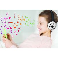 Lexibook Skladacie drôtové slúchadlá Futbal s limitom hlasitosti 5