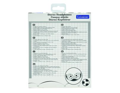 Lexibook Skladacie drôtové slúchadlá Futbal s limitom hlasitosti