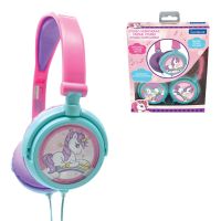 Lexibook Skladacie drôtové slúchadlá Jednorožec s limitom hlasitosti