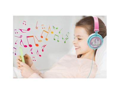 Lexibook Skladacie drôtové slúchadlá Jednorožec s limitom hlasitosti