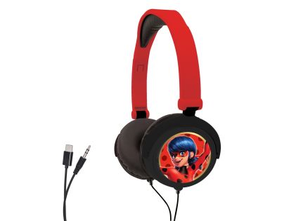 Lexibook Skladacie drôtové slúchadlá Kouzelná Beruška s limitom hlasitosti