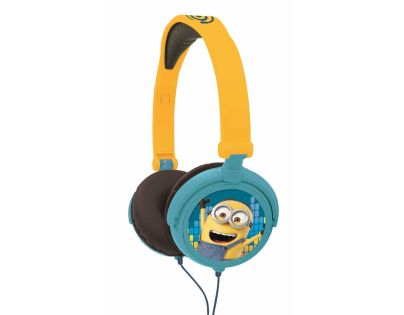 Lexibook Skladacie drôtové slúchadlá Mimoni s limitom hlasitosti