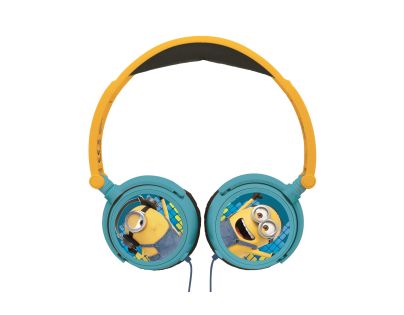 Lexibook Skladacie drôtové slúchadlá Mimoni s limitom hlasitosti