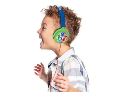 Lexibook Skladacie drôtové slúchadlá PJ Masks s limitom hlasitosti