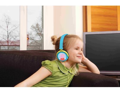 Lexibook Skladacie drôtové slúchadlá Prasiatko Peppa s limitom hlasitosti