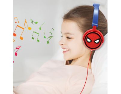 Lexibook Skladacie drôtové slúchadlá Spiderman s limitom hlasitosti
