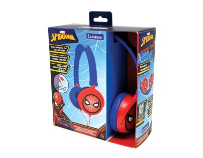 Lexibook Skladacie drôtové slúchadlá Spiderman s limitom hlasitosti