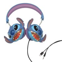 Lexibook Skladacie drôtové slúchadlá Stitch s limitom hlasitosti 2