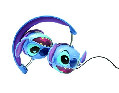 Lexibook Skladacie drôtové slúchadlá Stitch s limitom hlasitosti