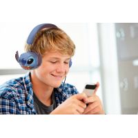 Lexibook Skladacie drôtové slúchadlá Stitch s limitom hlasitosti 6