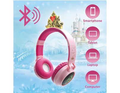 Lexibook Svietiace bezdrôtové slúchadlá Disney Princezné - Poškodený obal