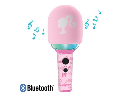 Lexibook Svietiaci bezdrôtový karaoke mikrofón Barbie