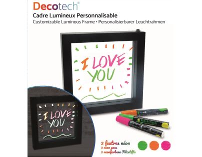 Lexibook Svietiaca kresliaca tabuľa so 3 neónovými perami