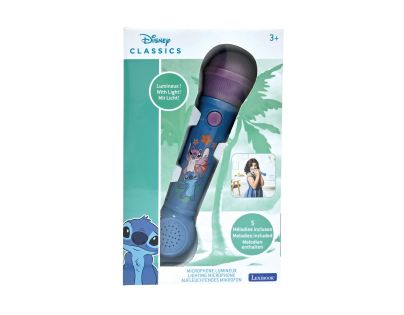Lexibook Svietiaci mikrofón Stitch s melódiami