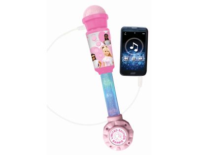 Lexibook Svietiace trendy mikrofón Barbie s melódiami