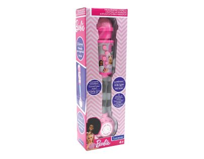 Lexibook Svietiace trendy mikrofón Barbie s melódiami