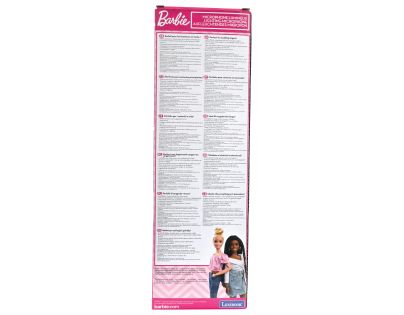 Lexibook Svietiace trendy mikrofón Barbie s melódiami