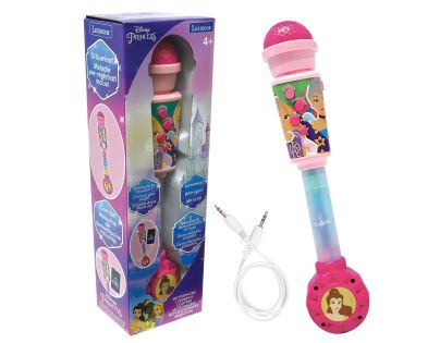 Lexibook Svietiace trendy mikrofón Disney princeznej s melódiami