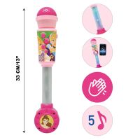 Lexibook Svietiace trendy mikrofón Disney princeznej s melódiami 4