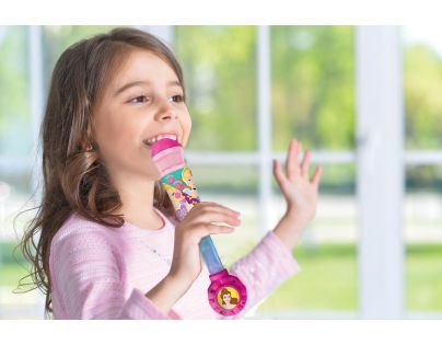 Lexibook Svietiace trendy mikrofón Disney princeznej s melódiami