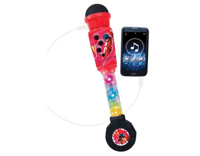 Lexibook Svietiace trendy mikrofón Čarovná Lienka s melódiami